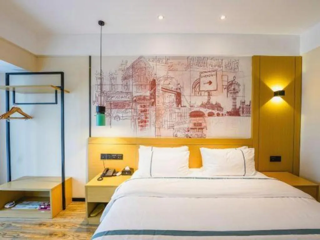 Bed in City Comfort Inn Nanchang Jiangxi Normal University