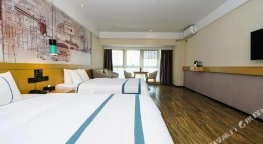 Bed in City Comfort Inn Nanchang Jiangxi Normal University