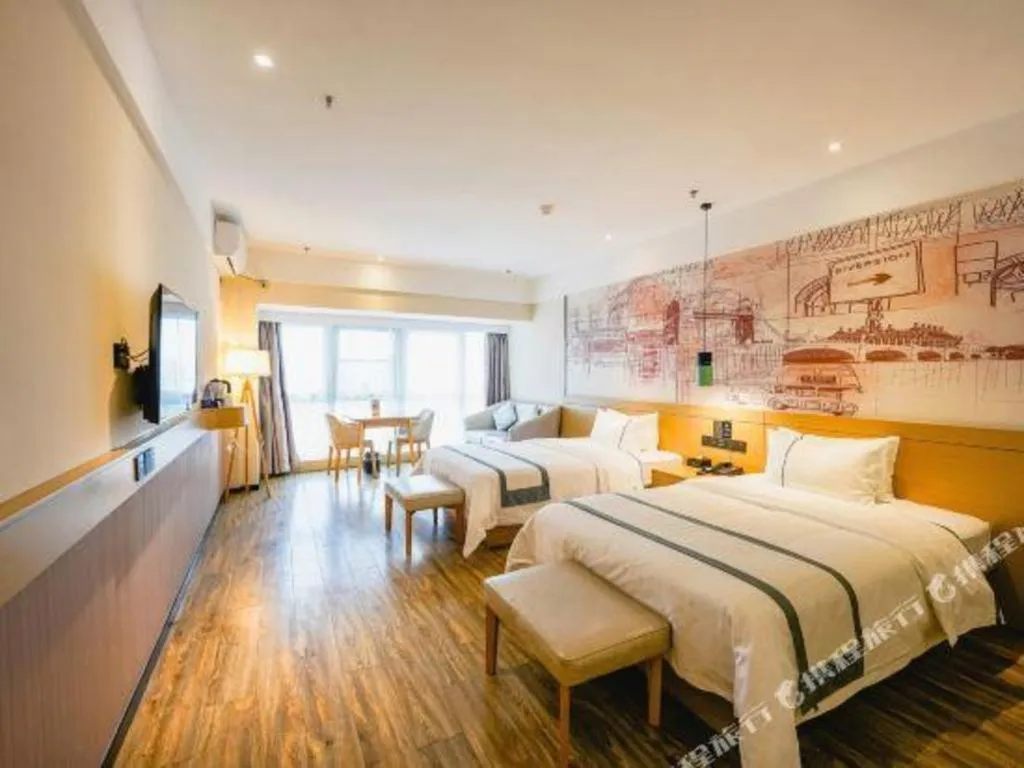 Bed in City Comfort Inn Nanchang Jiangxi Normal University