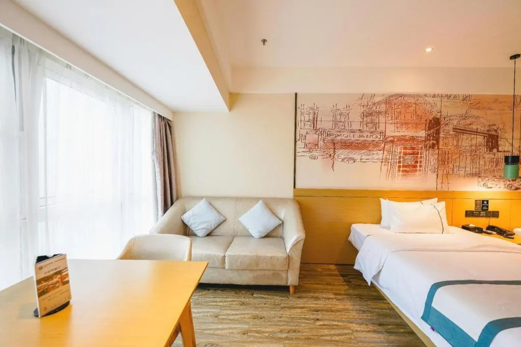 Bed in City Comfort Inn Nanchang Jiangxi Normal University