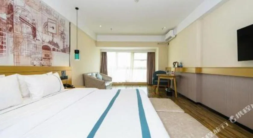 Bed in City Comfort Inn Nanchang Jiangxi Normal University