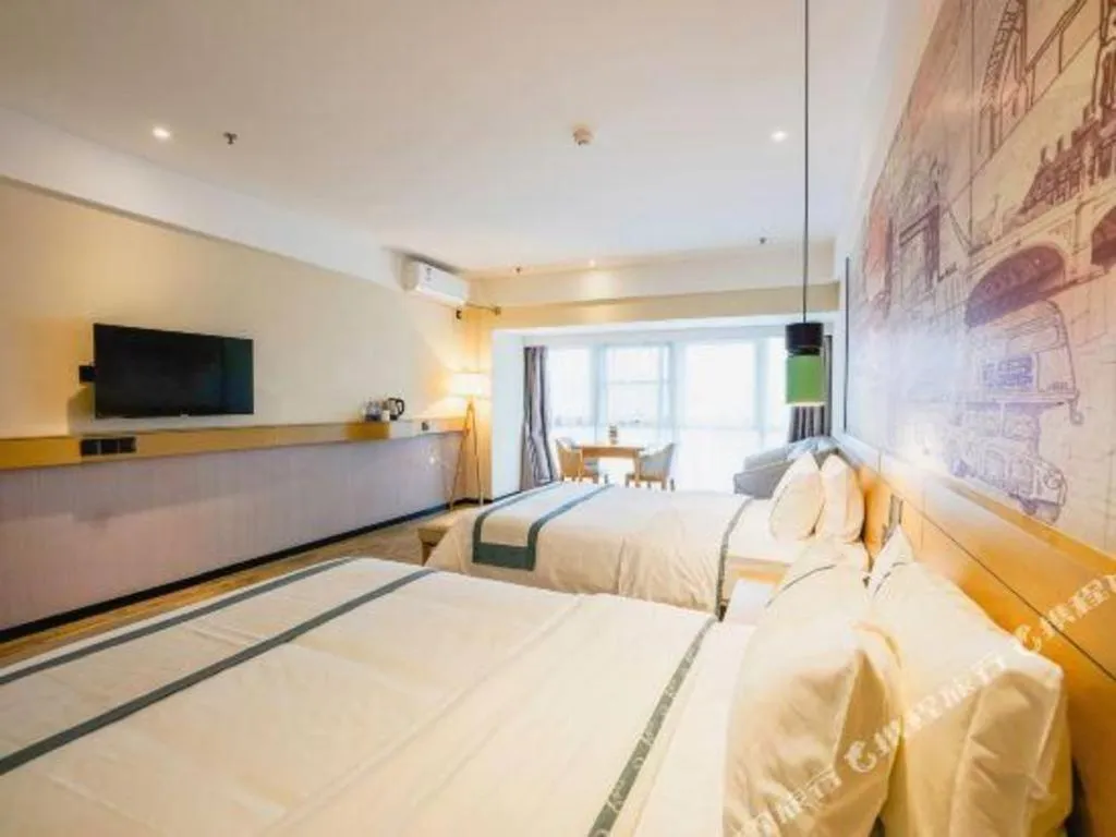 Bed in City Comfort Inn Nanchang Jiangxi Normal University