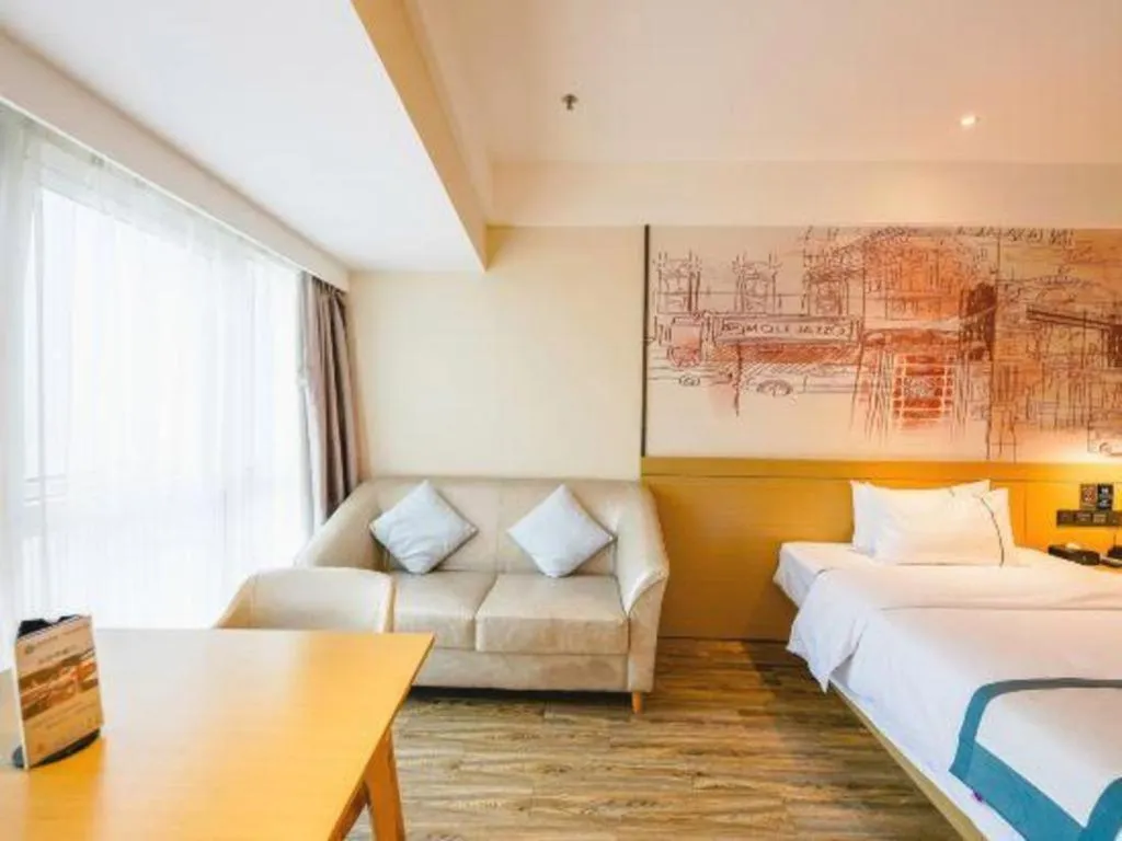 Bed in City Comfort Inn Nanchang Jiangxi Normal University