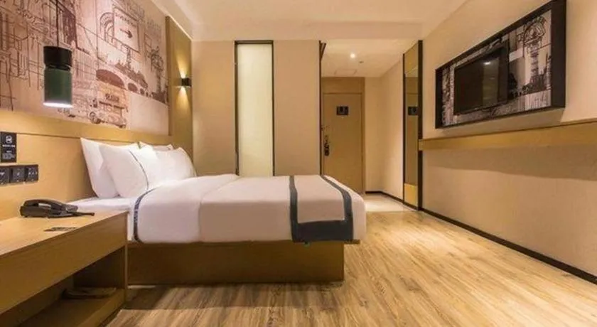 Bed in City Comfort Inn Nanning International Exhibition Jinhu Plaza