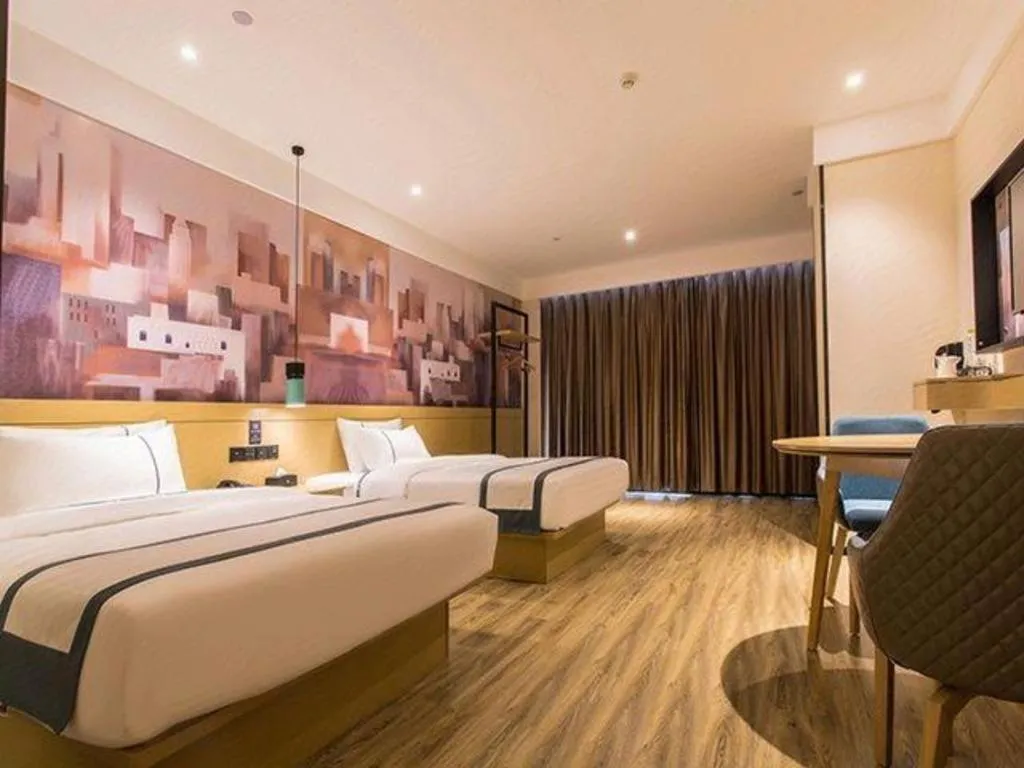 Bed in City Comfort Inn Nanning International Exhibition Jinhu Plaza