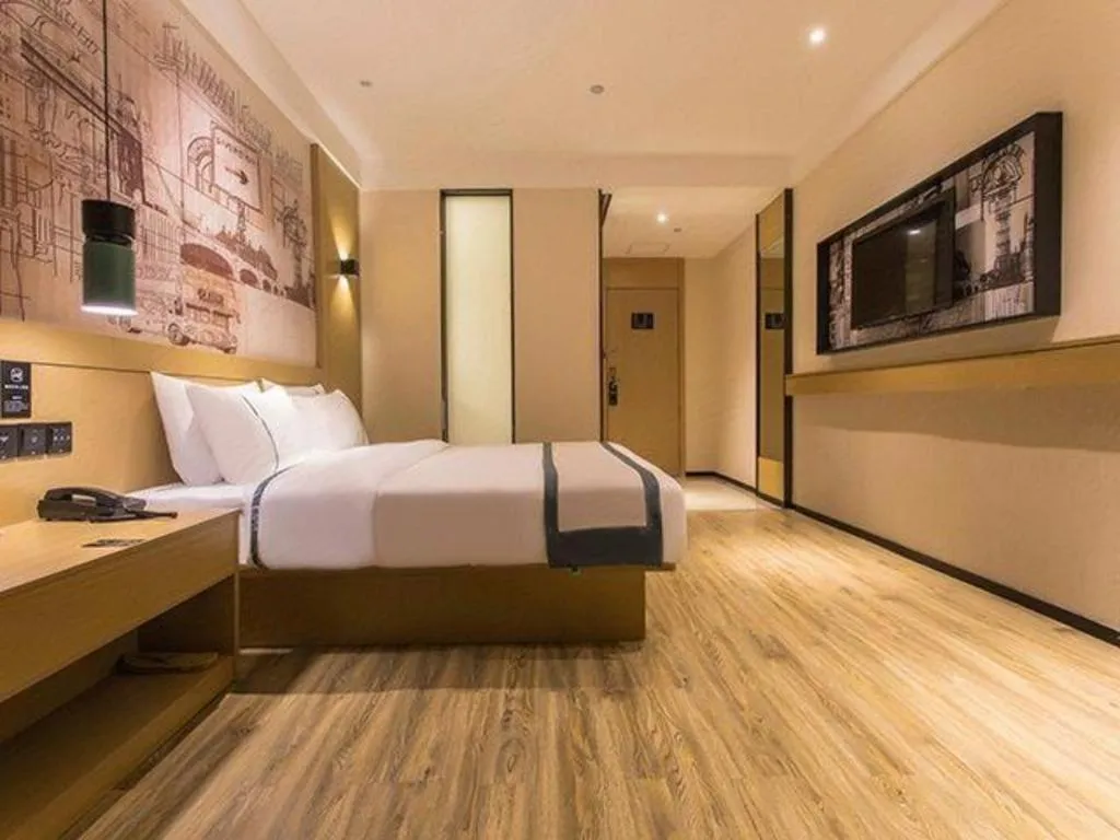 Bed in City Comfort Inn Nanning International Exhibition Jinhu Plaza