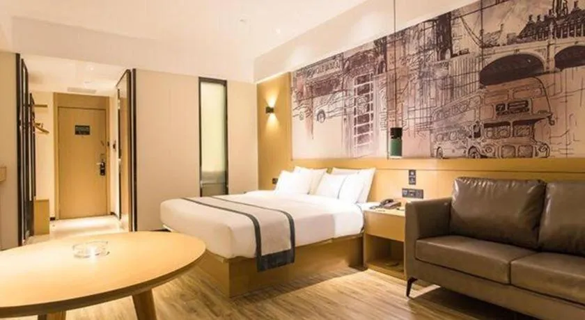 Bed in City Comfort Inn Nanning International Exhibition Jinhu Plaza