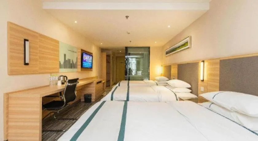 Bed in City Comfort Inn Chongqing Daping Shidai Tianjie