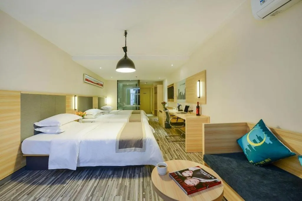 Bed in City Comfort Inn Chongqing Daping Shidai Tianjie