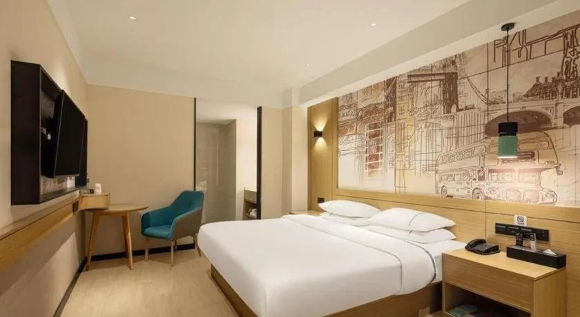 Bed in City Comfort Inn Changde Lixian Taohuatan