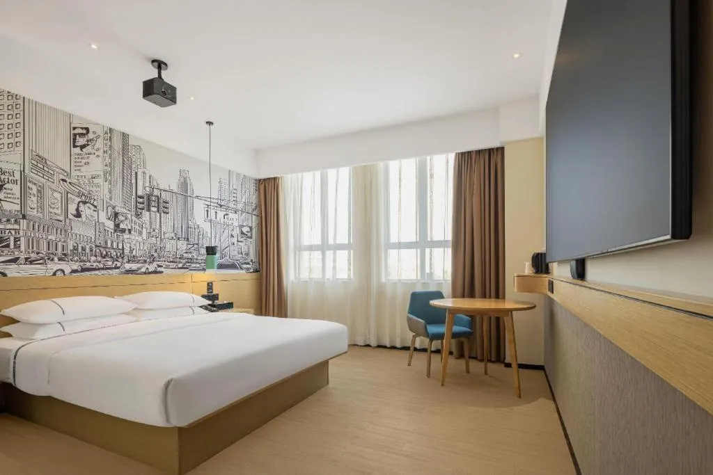 Bed in City Comfort Inn Changde Lixian Taohuatan