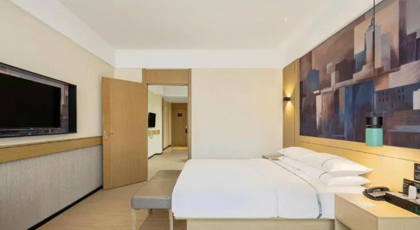 Bed in City Comfort Inn Changde Lixian Taohuatan