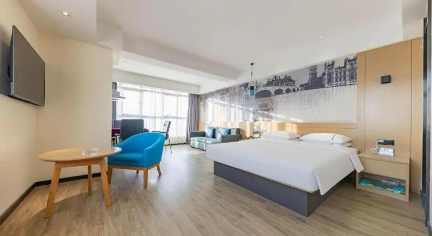 Bed in City Comfort Inn Changde Lixian Taohuatan