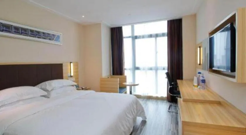 Bed in City Comfort Inn Hefei Binhu Wanghu Building Exhibition Center