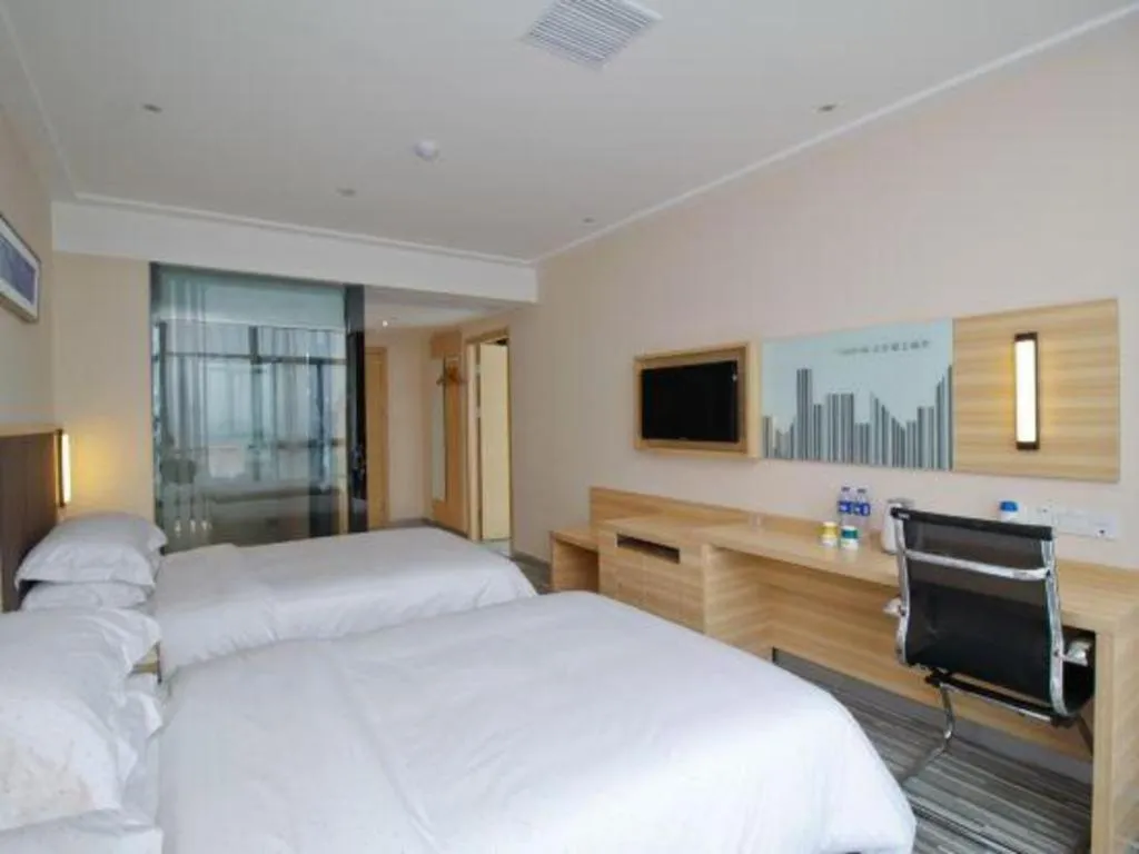 Bed in City Comfort Inn Hefei Binhu Wanghu Building Exhibition Center