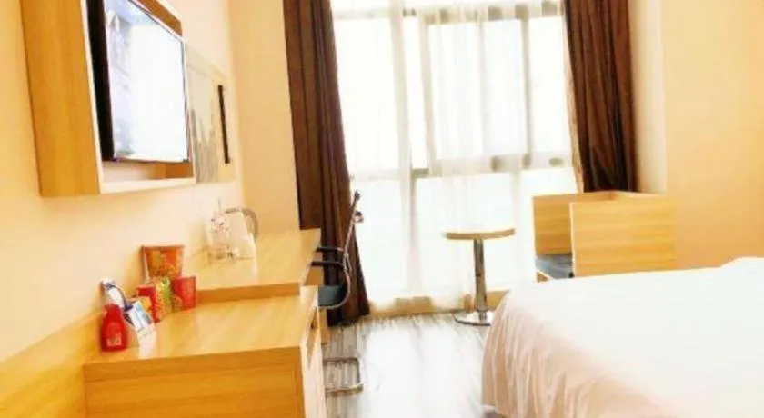 Bed in City Comfort Inn Hefei Binhu Wanghu Building Exhibition Center