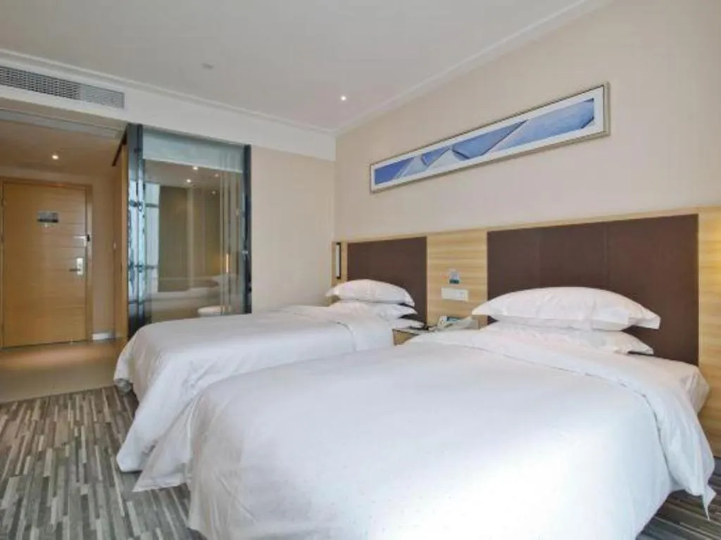 Bed in City Comfort Inn Hefei Binhu Wanghu Building Exhibition Center