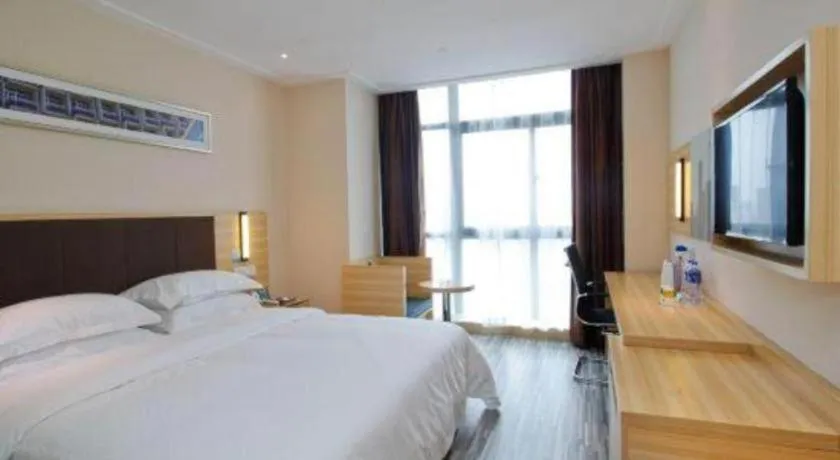 Bed in City Comfort Inn Hefei Binhu Wanghu Building Exhibition Center