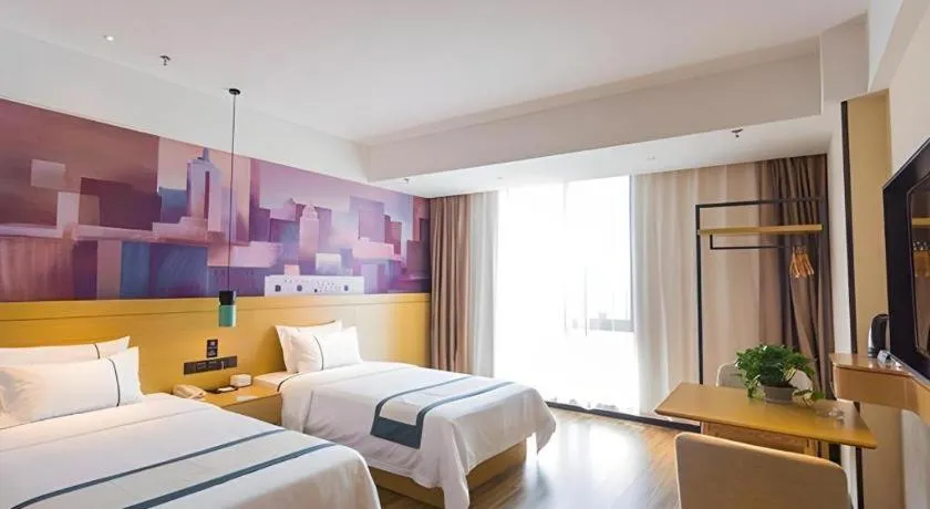 Bed in City Comfort Inn Suzhou Zhangjiagang Jingang Changjiang Xi Road