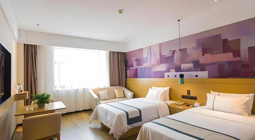 Bed in City Comfort Inn Suzhou Zhangjiagang Jingang Changjiang Xi Road