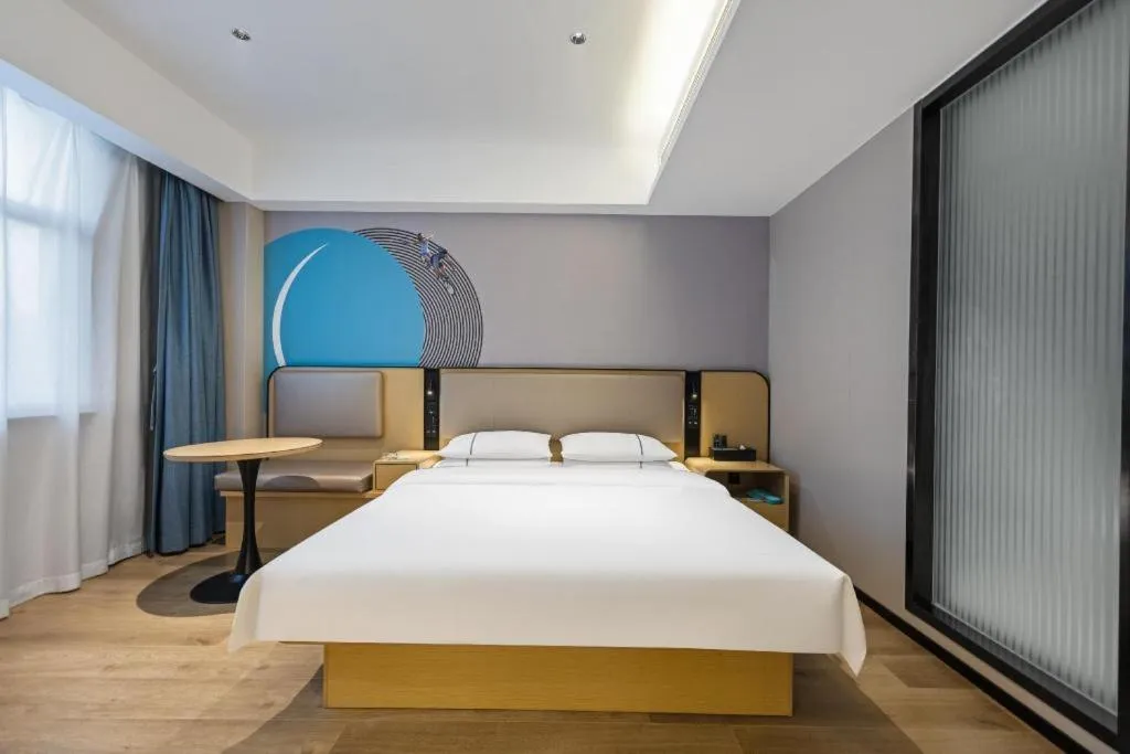 Bed in City Comfort Inn Suzhou Zhangjiagang Jingang Changjiang Xi Road