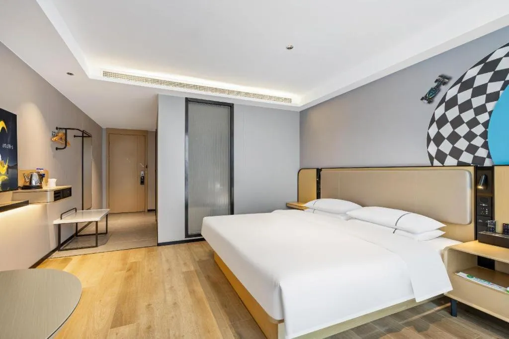 Bed in City Comfort Inn Suzhou Zhangjiagang Jingang Changjiang Xi Road