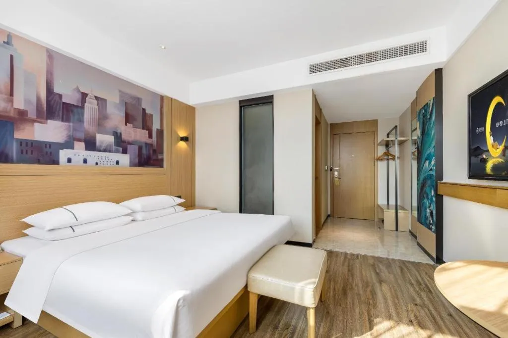 Bed in City Comfort Inn Suzhou Zhangjiagang Jingang Changjiang Xi Road