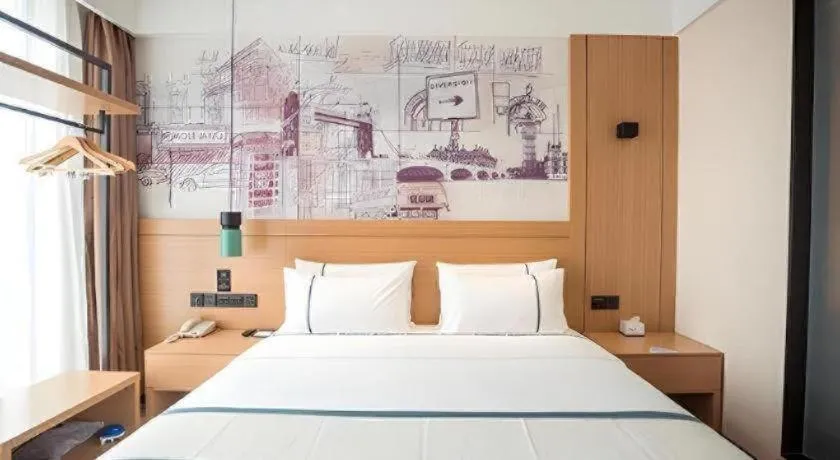 Bed in City Comfort Inn Suzhou Zhangjiagang Jingang Changjiang Xi Road