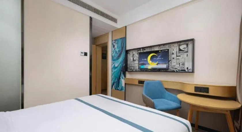 Bed in City Comfort Inn Yingcheng Walking Street