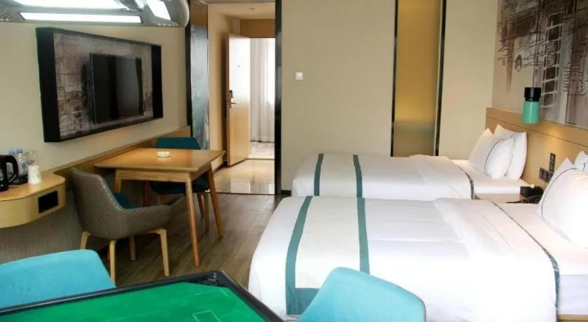 Bed in City Comfort Inn Yingcheng Walking Street