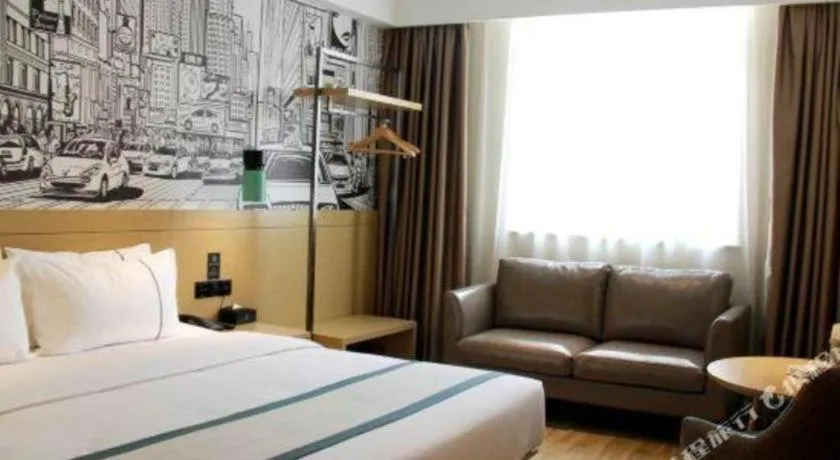 Bed in City Comfort Inn Yingcheng Walking Street