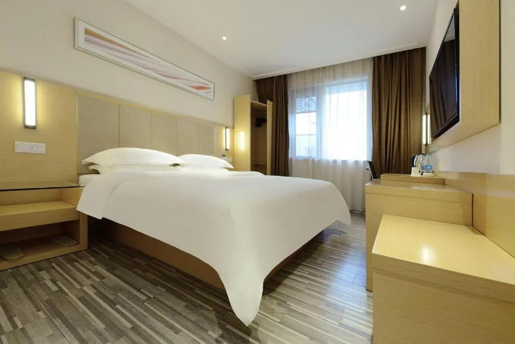 Bed in City Comfort Inn Tongren High-speed Railway Station