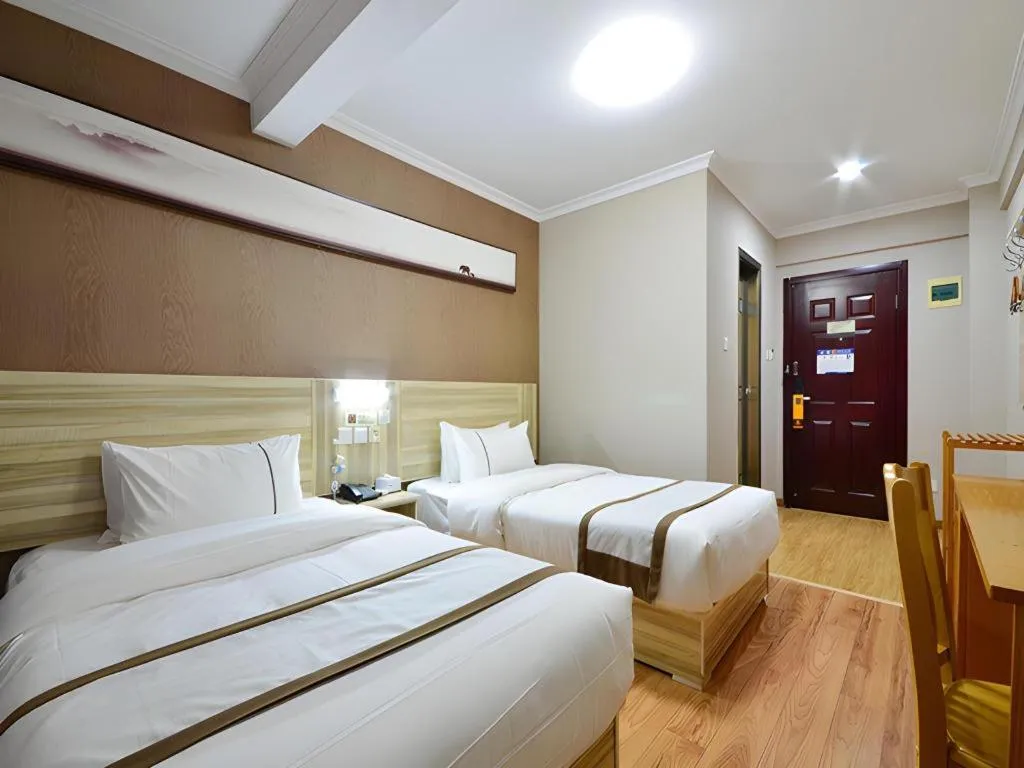 Bed in JTour Inn Wuchang Zhongnan University of Economics and Law