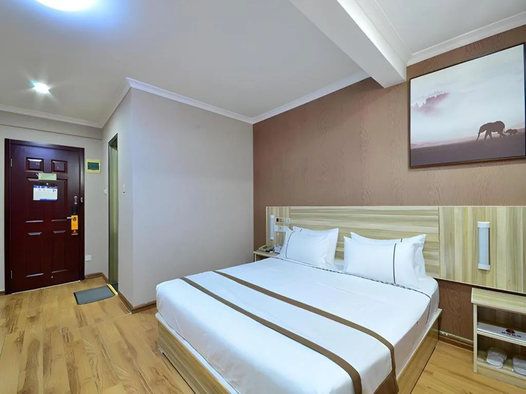 Bed in JTour Inn Wuchang Zhongnan University of Economics and Law