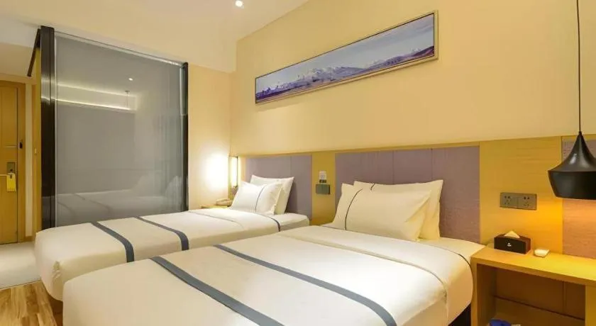 Bed in City Comfort Inn Wuhan Jianghan Road Wangjiaxiang Matou