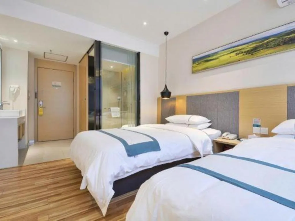 Bed in City Comfort Inn Wuhan Jianghan Road Wangjiaxiang Matou