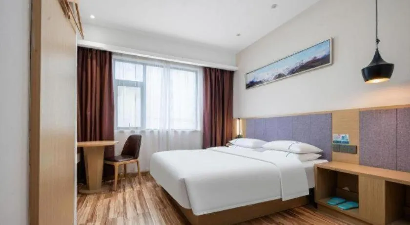 Bed in City Comfort Inn Wuhan Jianghan Road Wangjiaxiang Matou