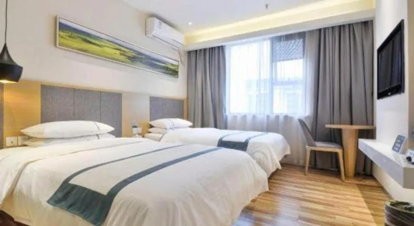 Bed in City Comfort Inn Wuhan Jianghan Road Wangjiaxiang Matou