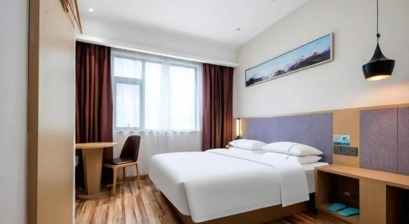 Bed in City Comfort Inn Wuhan Jianghan Road Wangjiaxiang Matou