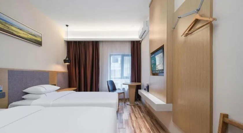 Bed in City Comfort Inn Wuhan Jianghan Road Wangjiaxiang Matou