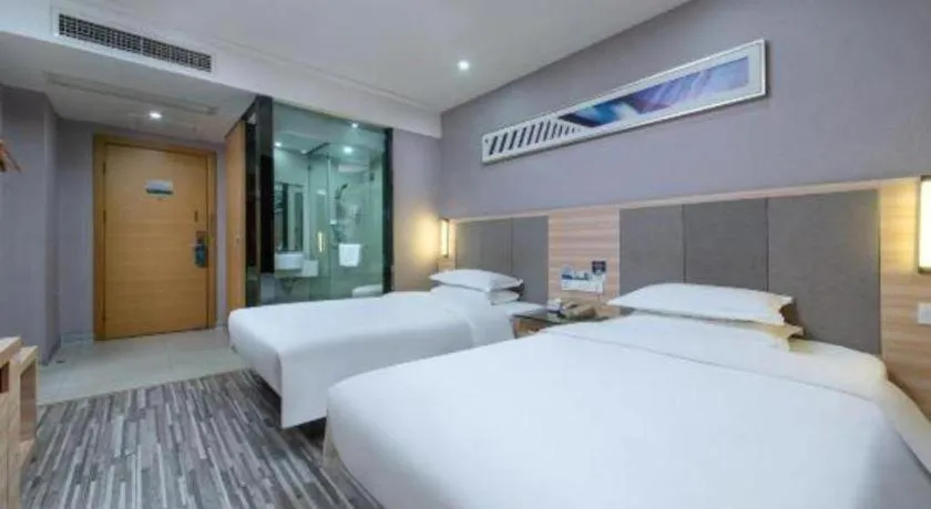 Bed in City Comfort Inn Baise Jingxi Caifu Plaza