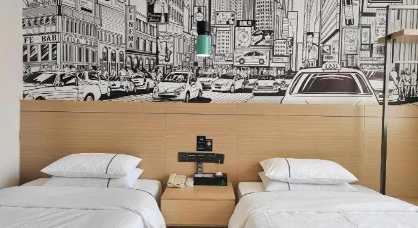 Bed in City Comfort Inn Xiaogan Xiaochang Bus Passenger Station