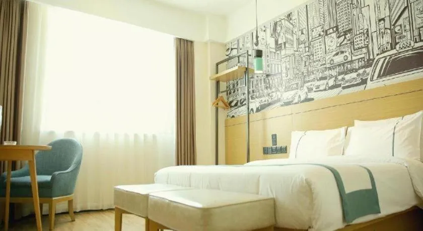 Bed in City Comfort Inn Xiaogan Xiaochang Bus Passenger Station