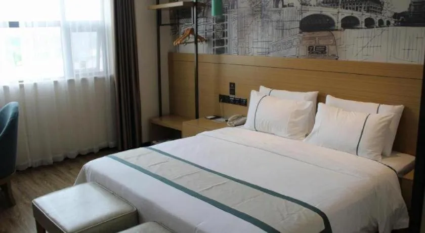 Bed in City Comfort Inn Xiaogan Xiaochang Bus Passenger Station