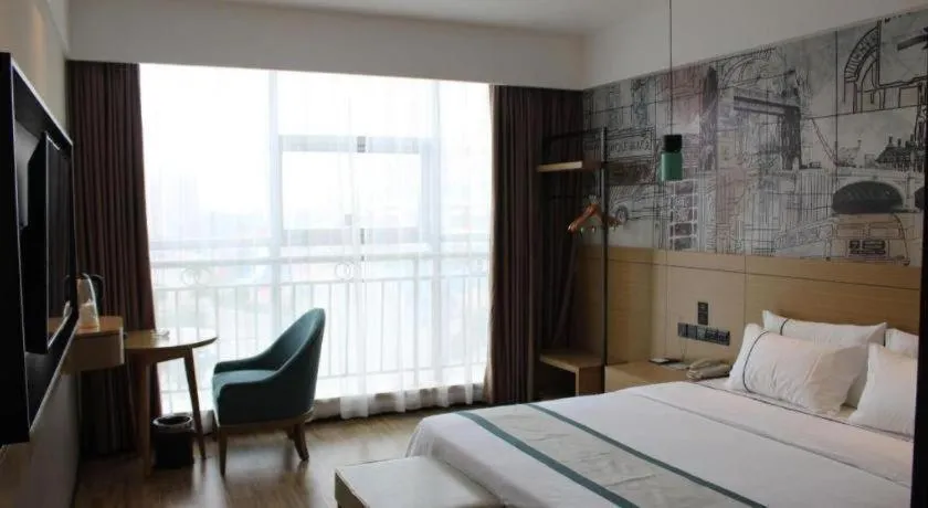 Bed in City Comfort Inn Xiaogan Xiaochang Bus Passenger Station