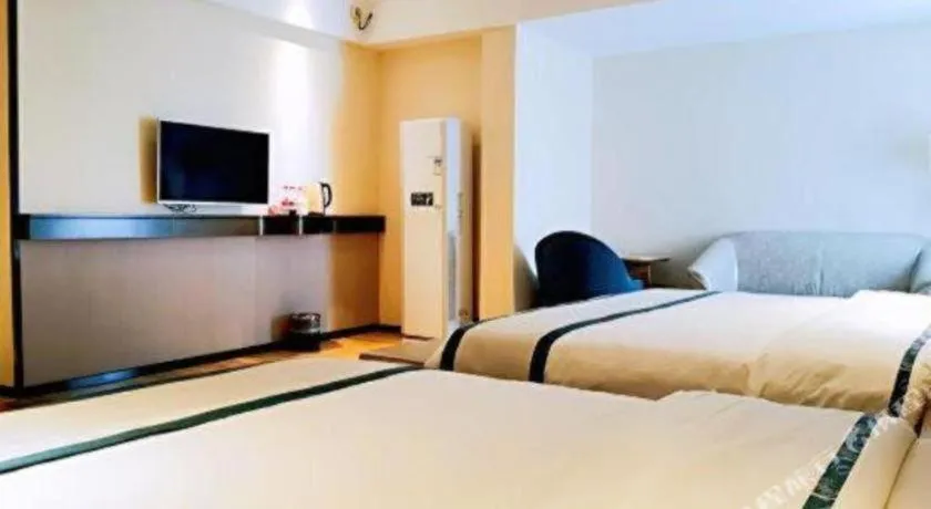 Bed in City Comfort Inn Hezhou Huangyao Ancient Town