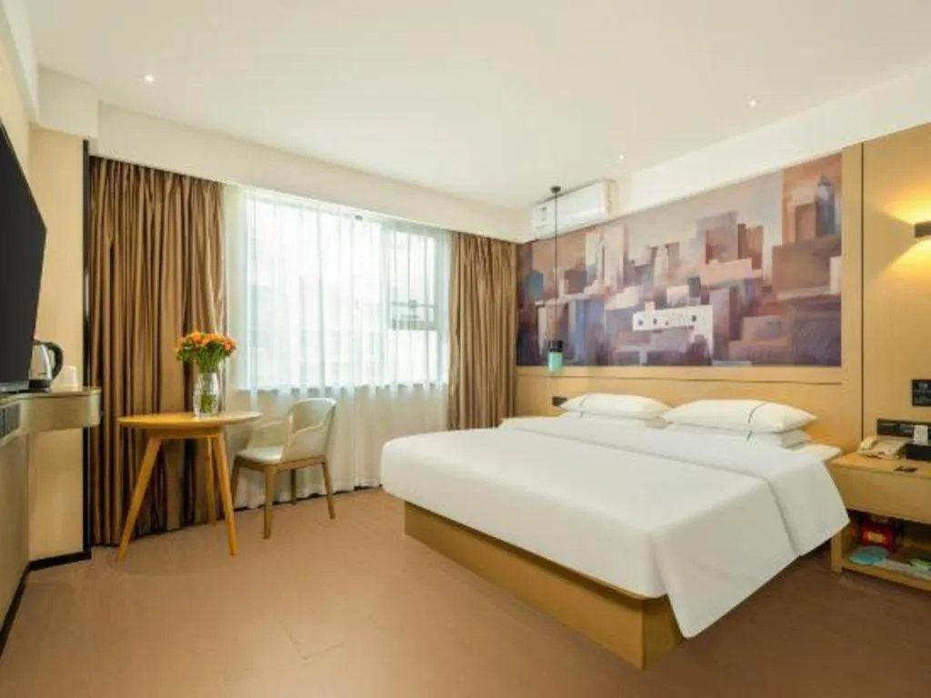 Bed in City Comfort Inn Guigang Hecheng Wanda Plaza