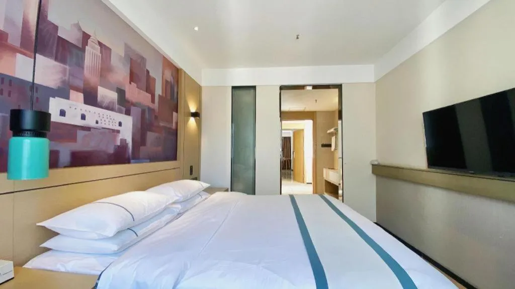 Bed in City Comfort Inn Guigang Hecheng Wanda Plaza