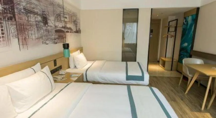 Bed in City Comfort Inn Guigang Hecheng Wanda Plaza