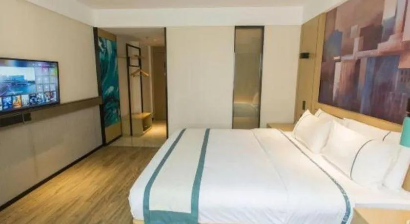 Bed in City Comfort Inn Guigang Hecheng Wanda Plaza